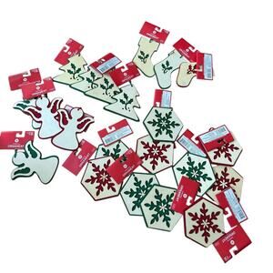 Christmas Holiday Ornaments‎ (21) Snowflake Tree Angel Stocking Teacher Children